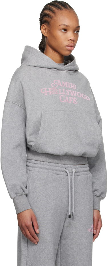 Mikina AMIRI Amiri Hollywood Cafe Hoodie Šedá | AWJYHD1024, 1