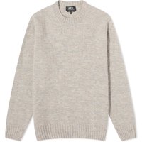 Sveter A.P.C. Lucas Brushed Alpaca Crewneck Šedá | WOAOG-H23151-PLB, 2