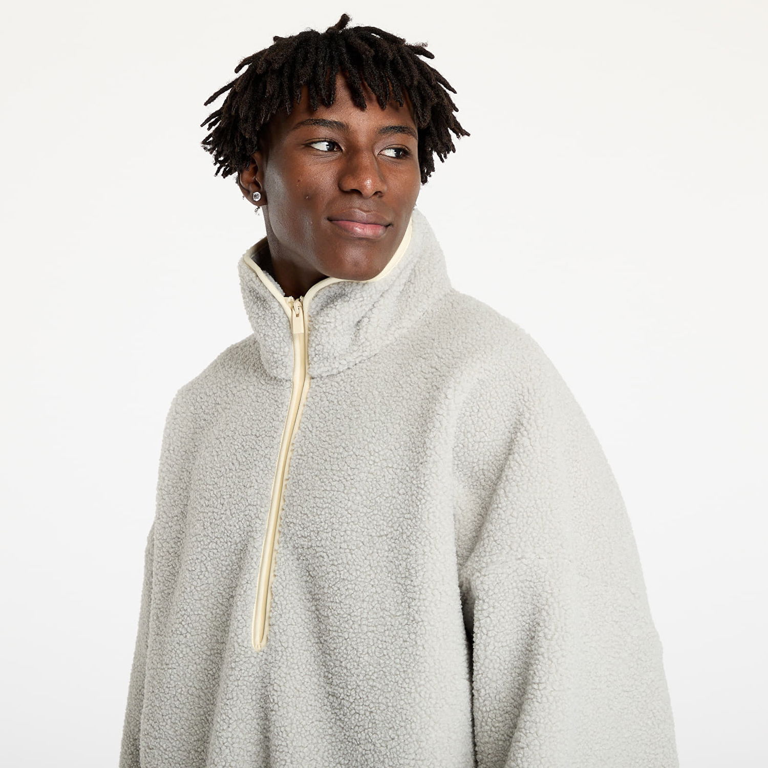 Vetrovka adidas Originals Fear Of God Athletics x Alaska 1/2 Zip Sesame Béžová | IM6076, 1