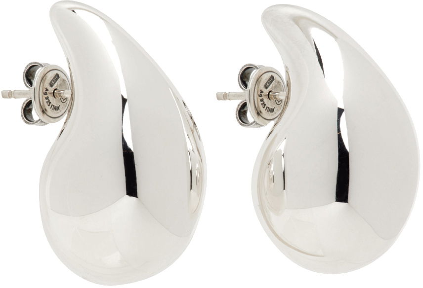 Náušnice Bottega Veneta Small Drop Earrings Metalická | 716783 V5070, 1