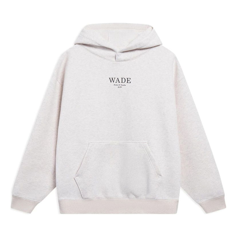 Mikina Li-Ning Way Of Wade Graphic Hoodie Biela | AWDT141-10