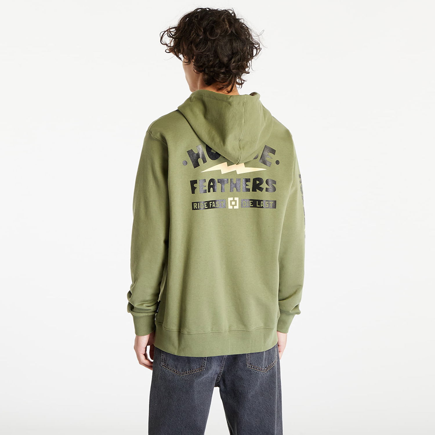 Mikina Horsefeathers Ignite Hoodie Zelené | SM1323B, 1