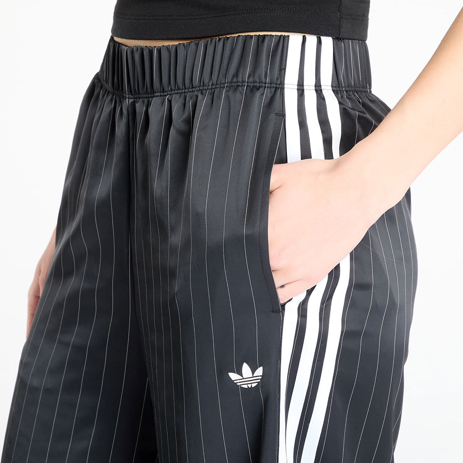 Nohavice adidas Originals adidas Originals Wide Leg Joggers Čierna | KD2295, 1
