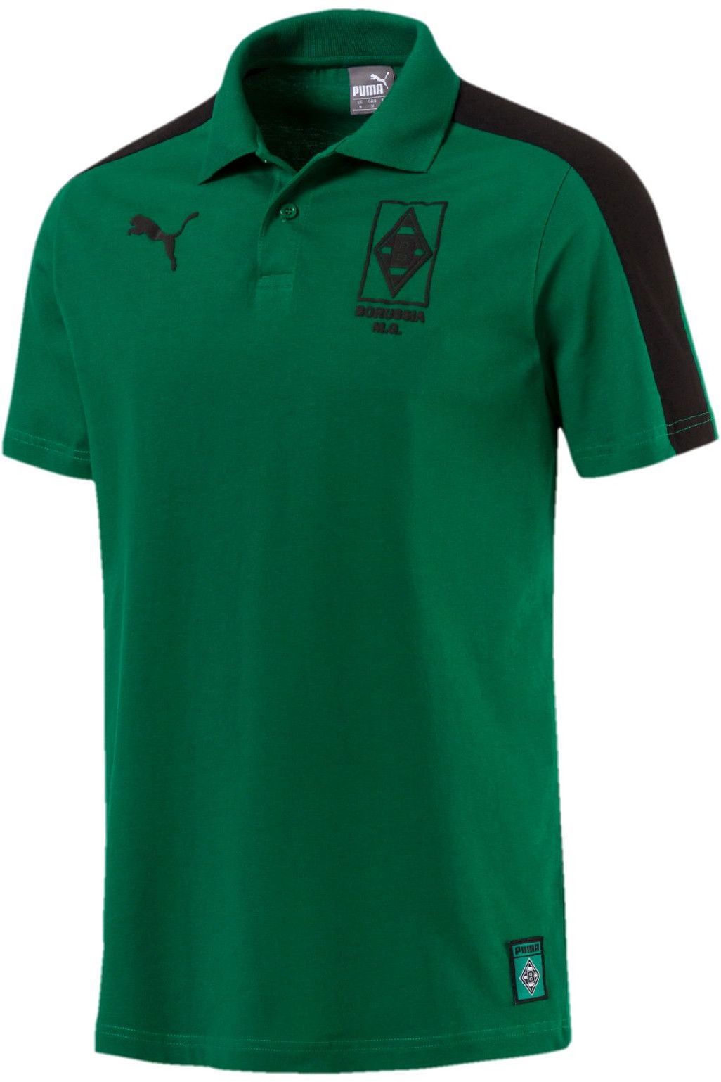 Green Colorblock T7 Polo Shirt