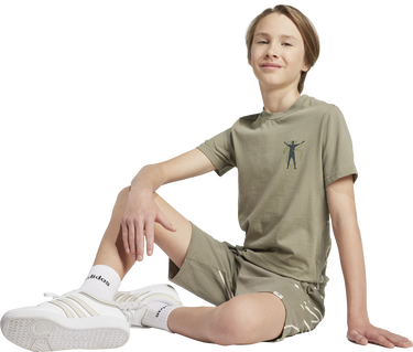 Tričko adidas Performance Jude Bellingham Culturewear Shorts Zelené | JX1974, 3