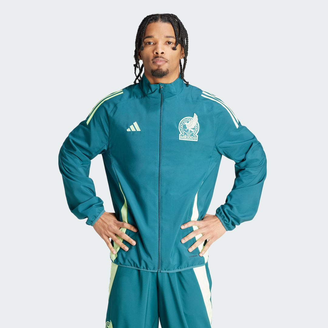 Vetrovka adidas Performance Mexico Tiro Presentation Track Top Zelené | IP6350, 0