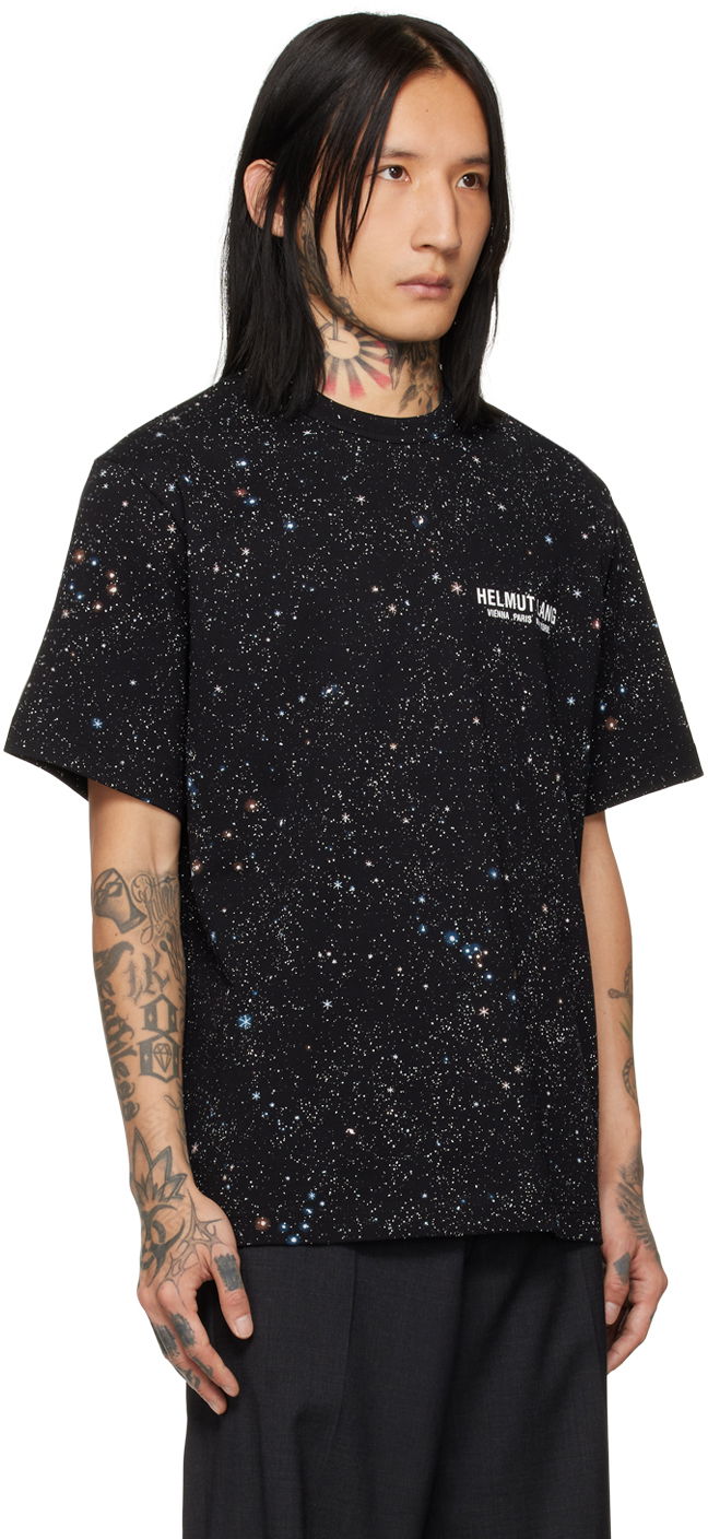Tričko Helmut Lang Space Print T-Shirt Čierna | N09HM525, 1