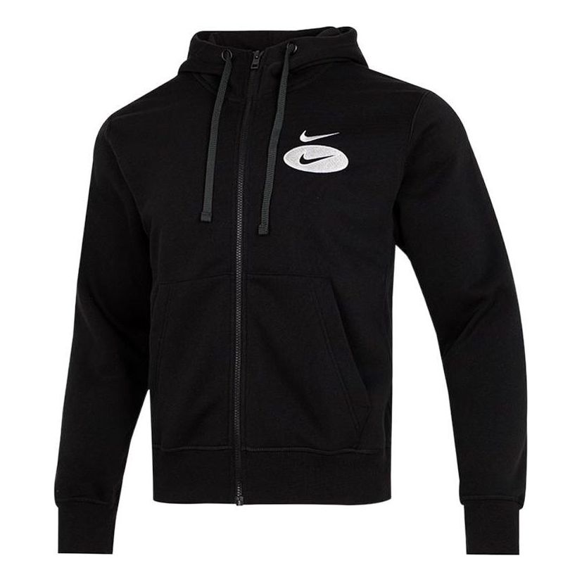 Mikina Nike Sportswear Swoosh League Full-Zip Hoodie Čierna | DM5341-010