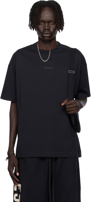Tričko Fear of God Fear of God ESSENTIALS Classic Fit T-shirt Čierna | 125SP254190F, 0