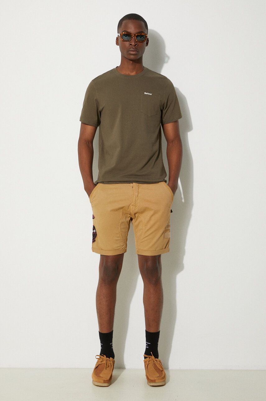 Šortky Alpha Industries Kerosene Patch Shorts Béžová | 116212.14, 1