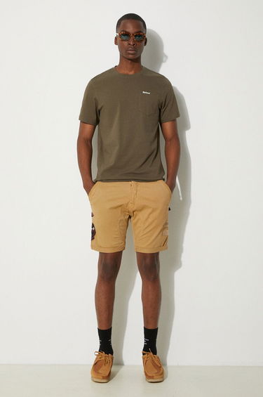 Šortky Alpha Industries Kerosene Patch Shorts Béžová | 116212.14, 1