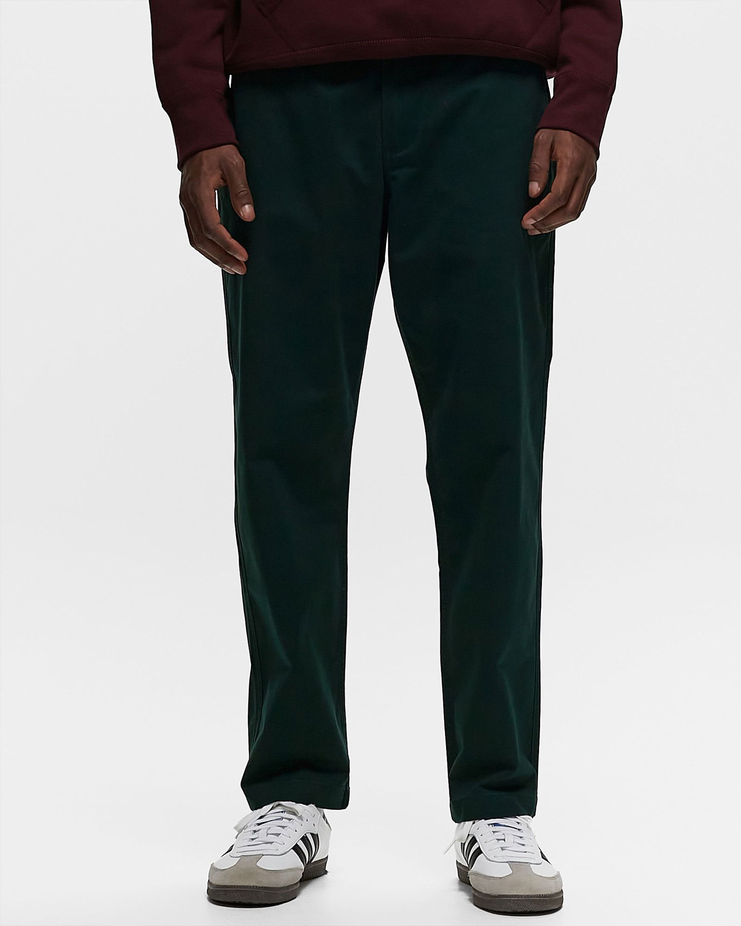 Nohavice Polo by Ralph Lauren CFPREPSTERP-FLAT-PANT Zelené | 710740566037, 1