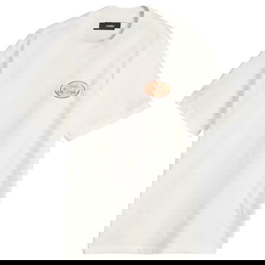 Tričko AMIRI AMIRI Station Patch T-Shirt, Size Large Biela | AMJYTE1201-Ivory, 1