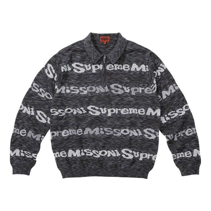 Polo tričko Supreme Zip Long Sleeve Polo Šedá | SUP-FW21-315
