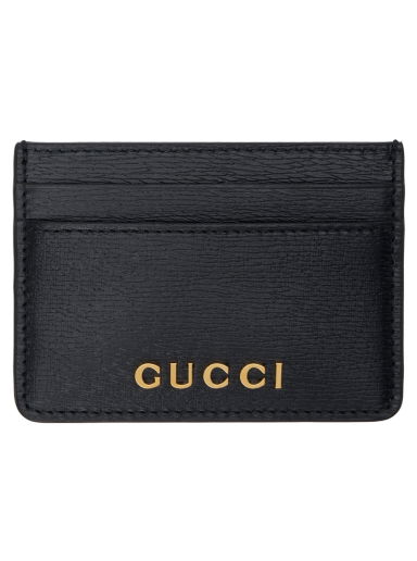 Peňaženka Gucci Script Card Holder Čierna | 773428 0OP0N