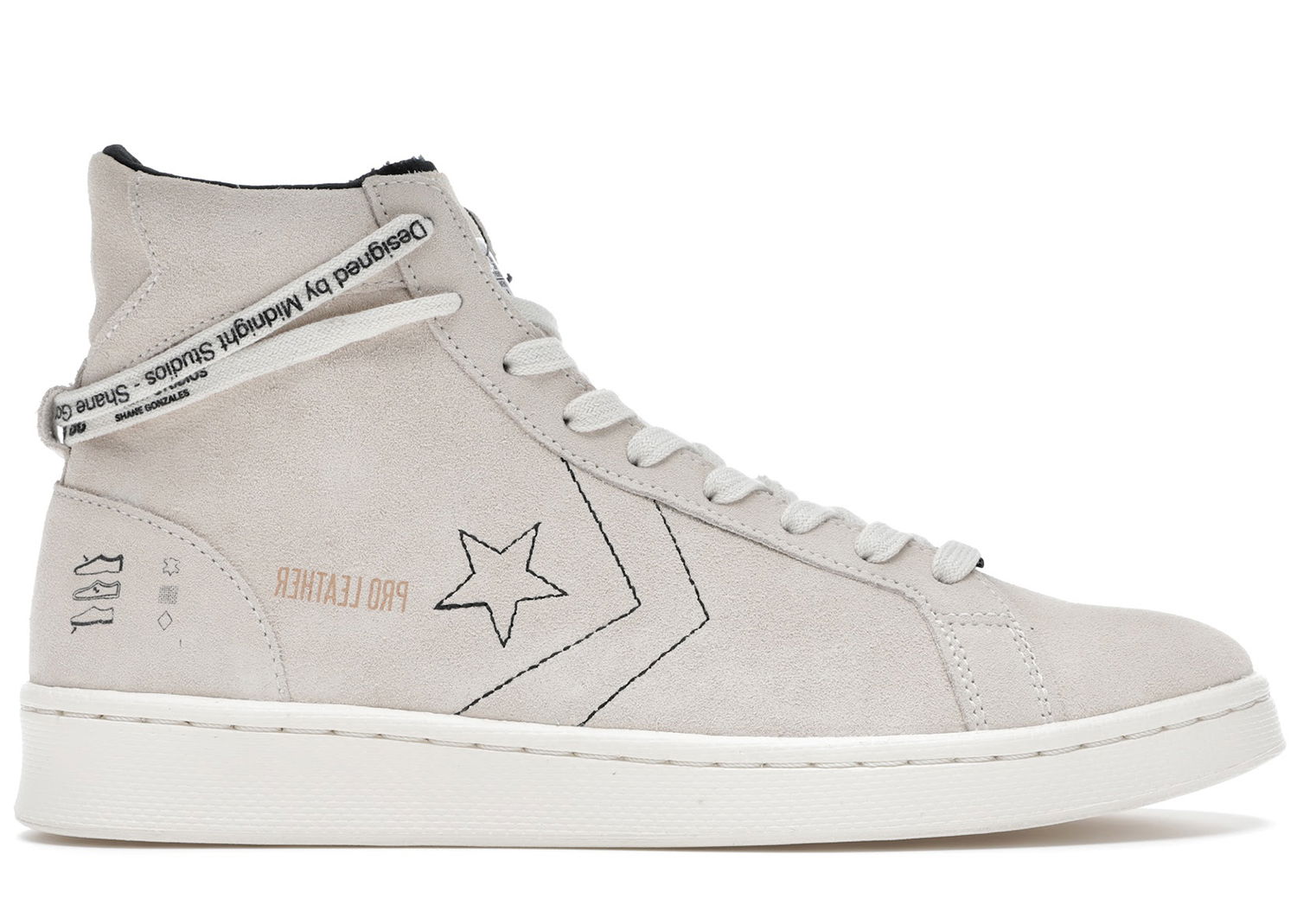 Tenisky a topánky Converse Pro Leather High Midnight Studios Off-White Šedá | 165630C, 0