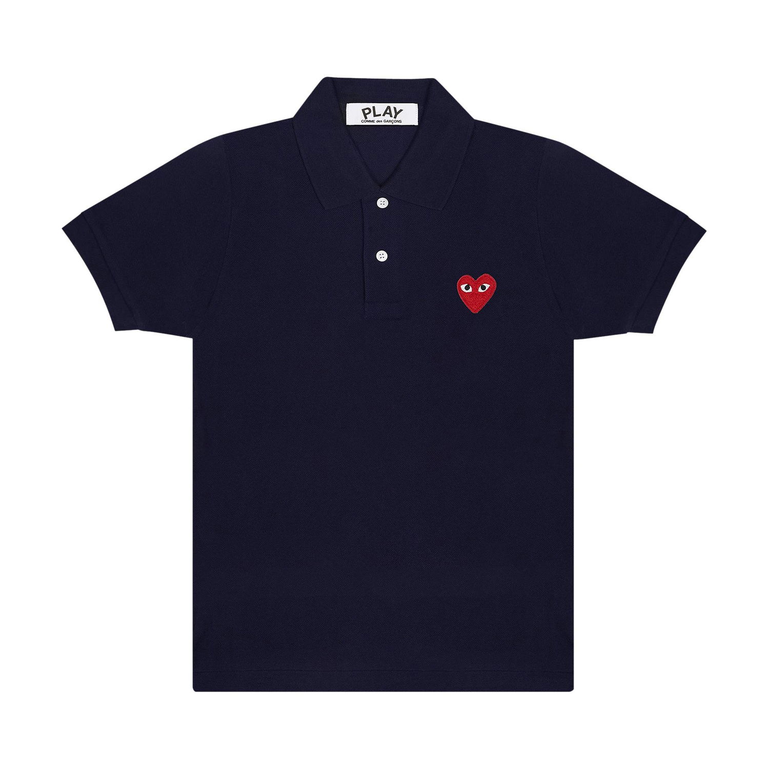 Polo tričko Comme des Garçons PLAY Emblem Polo Tee Navy | AZ T005 051 2, 1