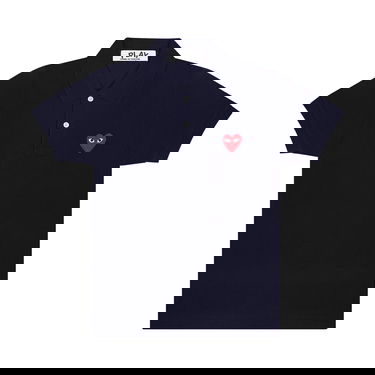 Polo tričko Comme des Garçons PLAY Emblem Polo Tee Navy | AZ T005 051 2, 1
