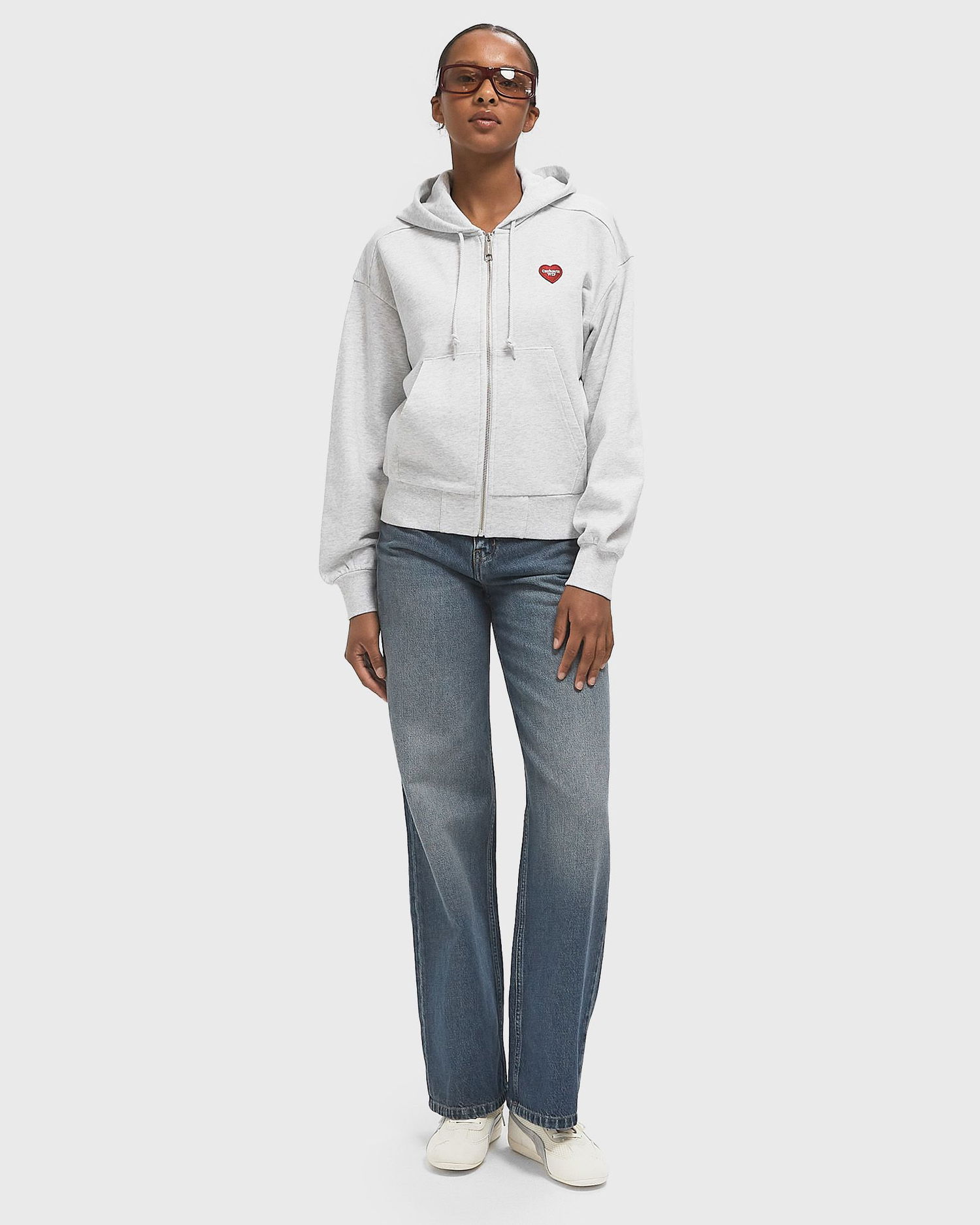 Džínsy Carhartt WIP Jane Wide Leg Jeans Modrá | I030497-01.4L, 1