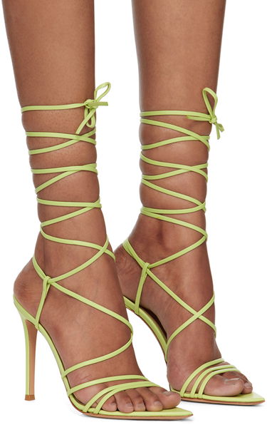 Doplnky Gianvito Rossi Gianvito Rossi Wrap Tie-Up Heels Zelené | G32323.15RIC.NAP, 3