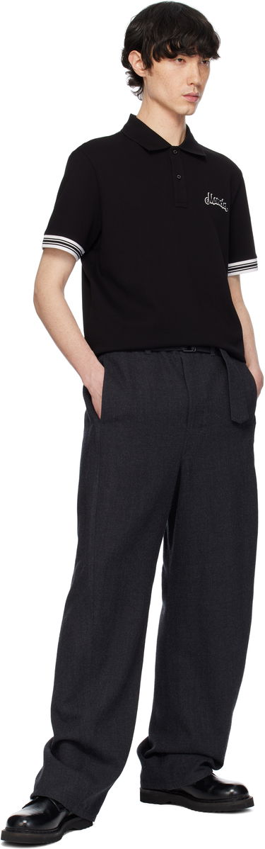 Polo tričko Moncler Archivio Short Sleeve Polo Čierna | K10918A00006899UR, 4