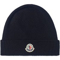 Kulicha Moncler Logo Beanie Čierna | 3B705-A9342-00-999, 2