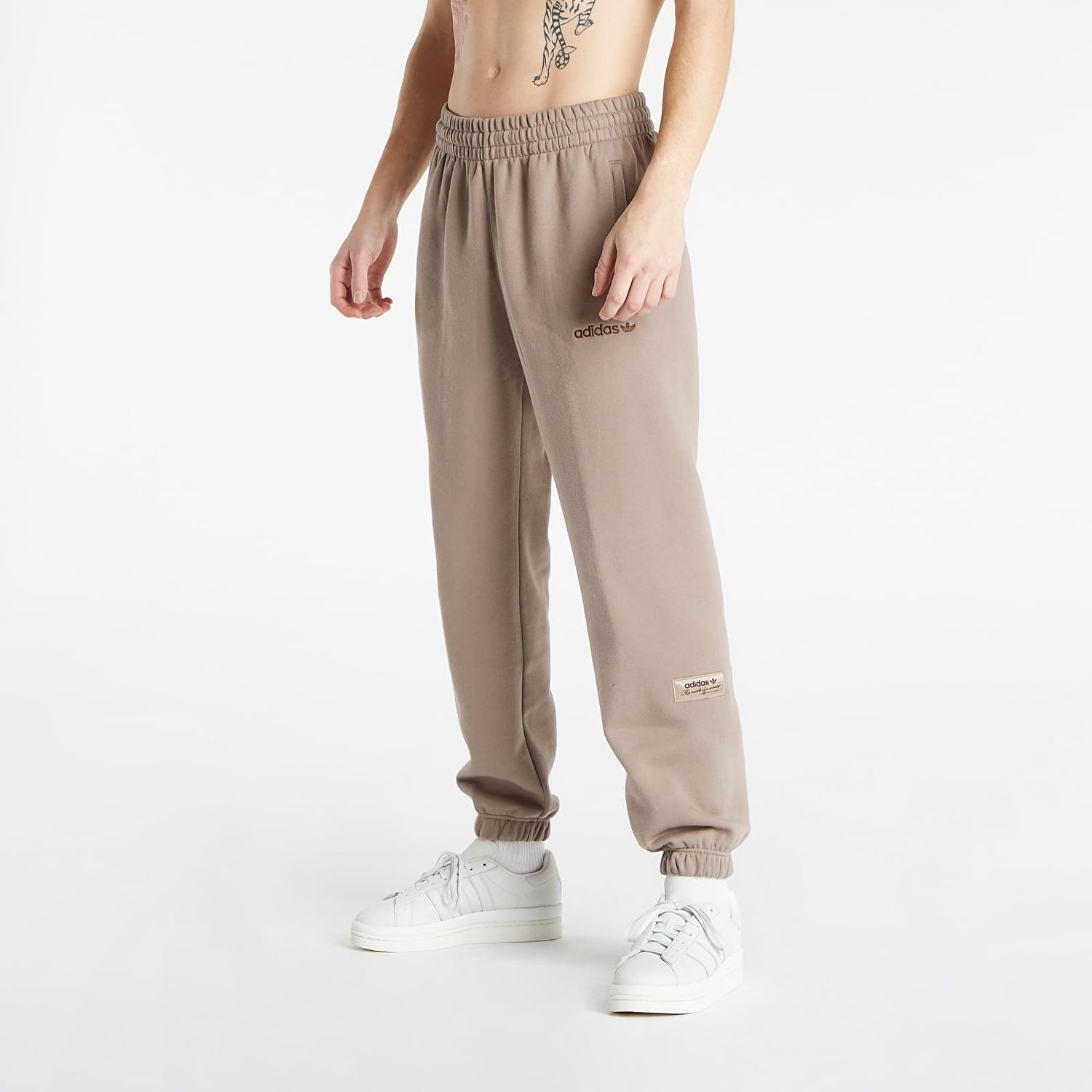 Tepláky adidas Performance Trefoil Linear Sweat Pants Hnedá | HM2669, 0