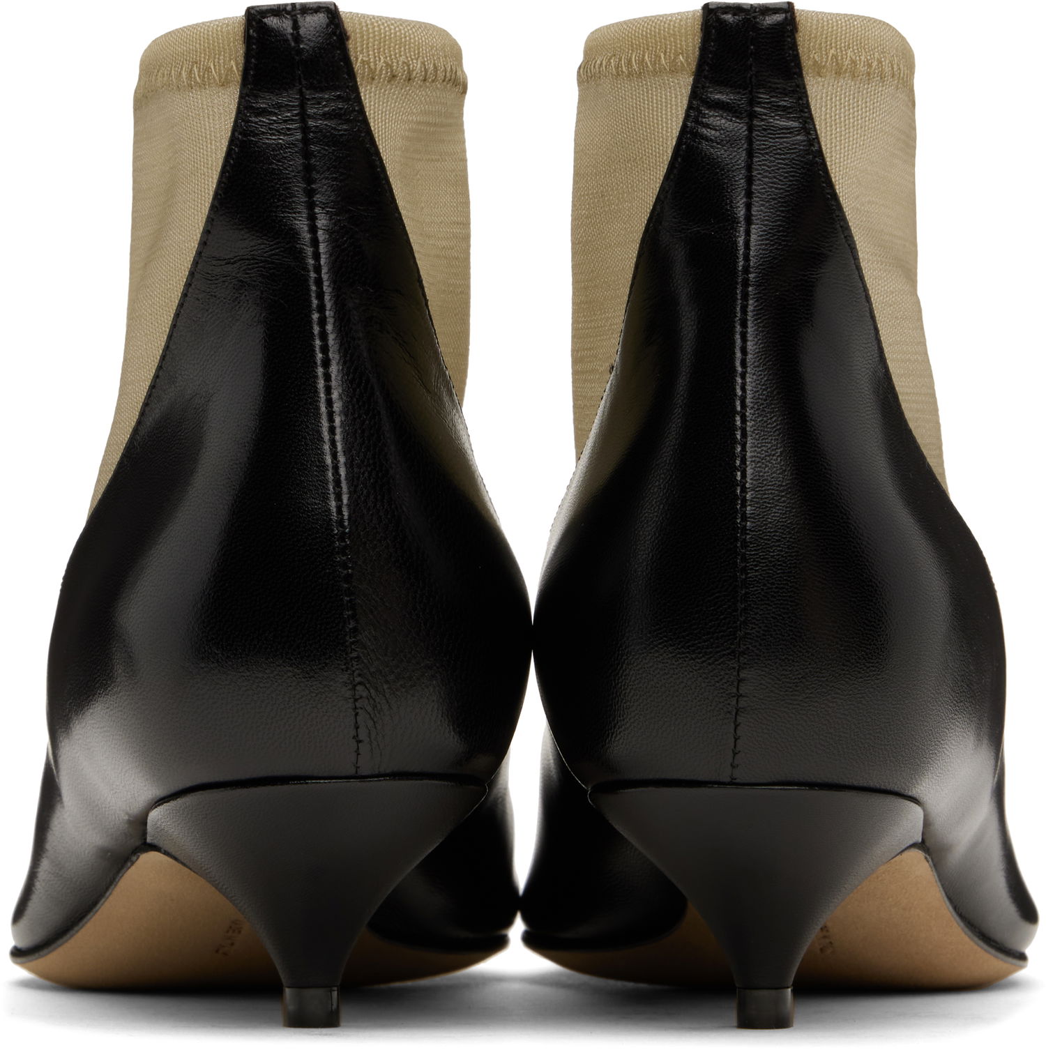 Oblečenie The Row The Row Mesh Kitten Heel Ankle Boots Čierna | F1581-SL1W20, 1
