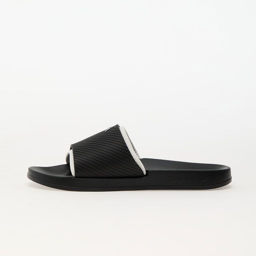 Tenisky a topánky CALVIN KLEIN Jeans Slide Rubber Neopren Blue Čierna | YM0YM00361 DW4