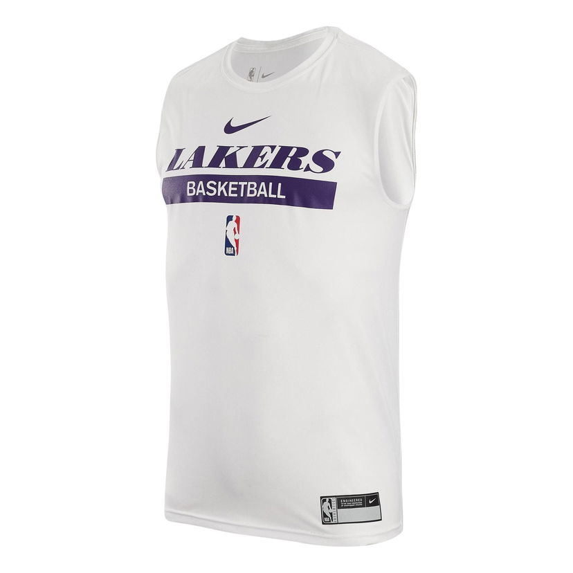 Dres Nike NBA LOS ANGELES LAKERS Dri-FIT Sleeveless T-Shirt Biela | DR6771-100