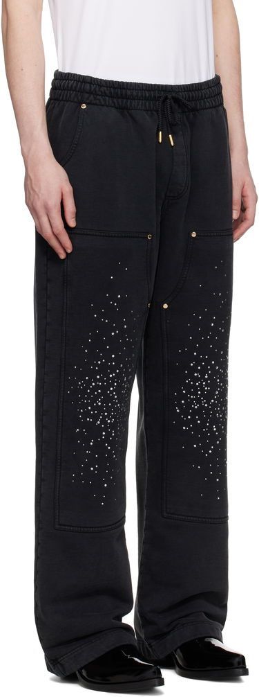 Tepláky Casablanca Casablanca 'La Prémonition' Crystal Embellished Lounge Pants Čierna | U-MS25-JTR-245-01, 1