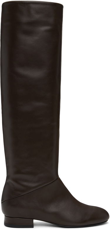 Tenisky a topánky BY FAR Felix Nappa Leather Boots Hnedá | MWFBO064CL013BR023PL, 0
