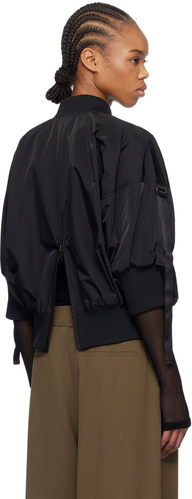 Bomber bunda Yohji Yamamoto Yohji Yamamoto Bomber Jacket Čierna | FT-J53-600, 2