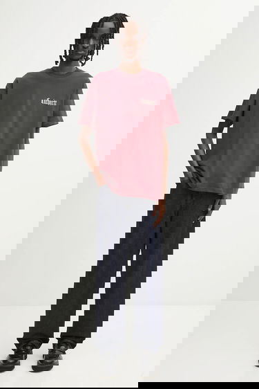 Tričko Carhartt WIP S/S Schooling T-Shirt Vínová | I035453.33KXX, 4