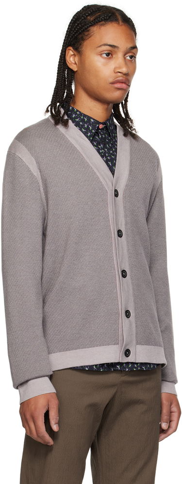 Sveter Paul Smith PS Paul Smith Broad Stripe Cardigan Fialová | M2R-213YE-L21864-51, 1