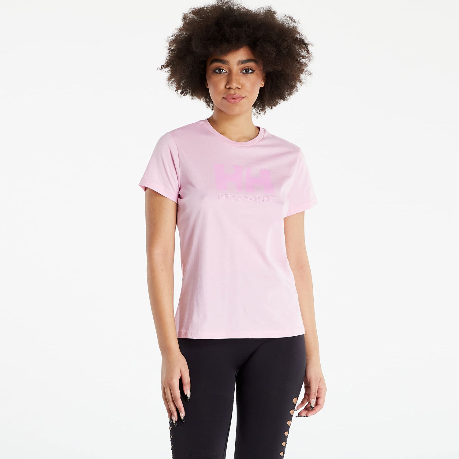 Tričko Helly Hansen Logo T-Shirt Ružová | 34112-095, 1