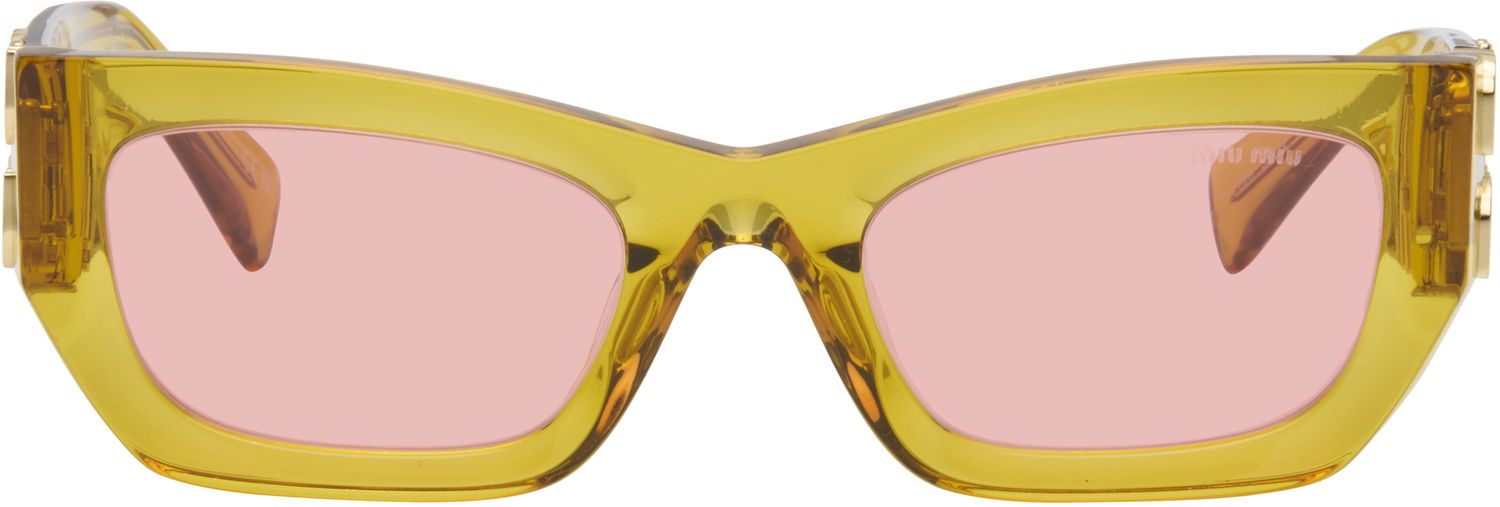 Slnečné okuliare Miu Miu Miu Glimpse Sunglasses Žltá | 0MU 09WS 8056262097649, 0