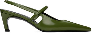Tenisky a topánky TOTEME Sharp Slingback Pumps Zelené | 243-WAS821-LE0068, 0