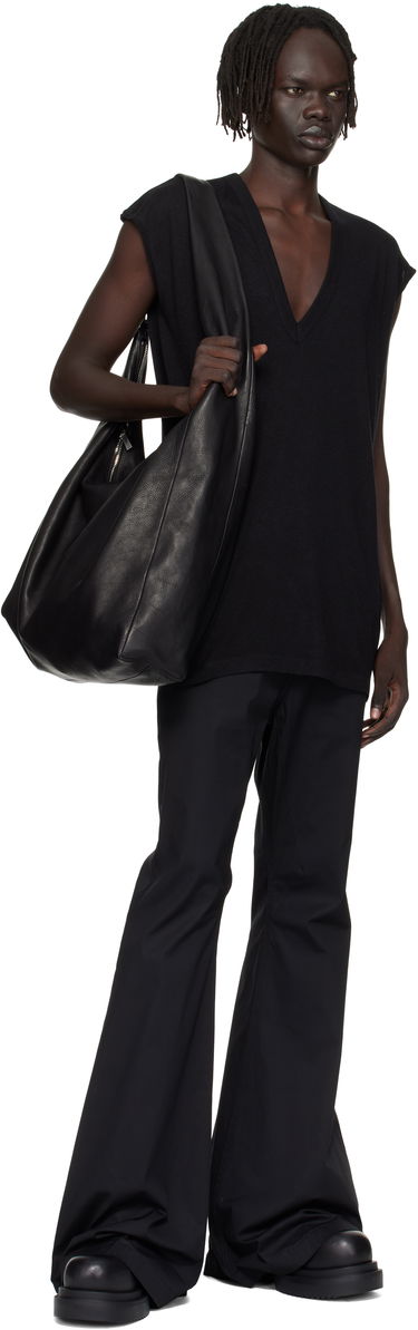 Tričko Rick Owens Rick Owens Concordians Deep V-Neck T-Shirt Čierna | RU02E1230 JR, 3