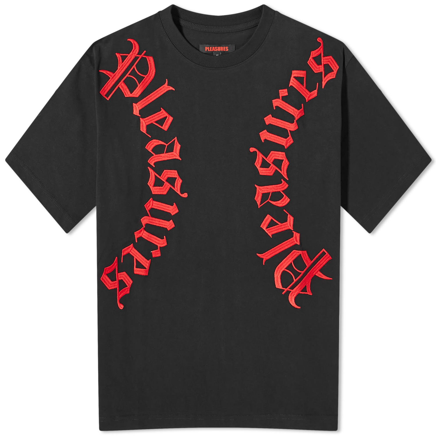 Tričko Pleasures Harness Heavyweight T-Shirt Čierna | P24SP010-BLACK, 0
