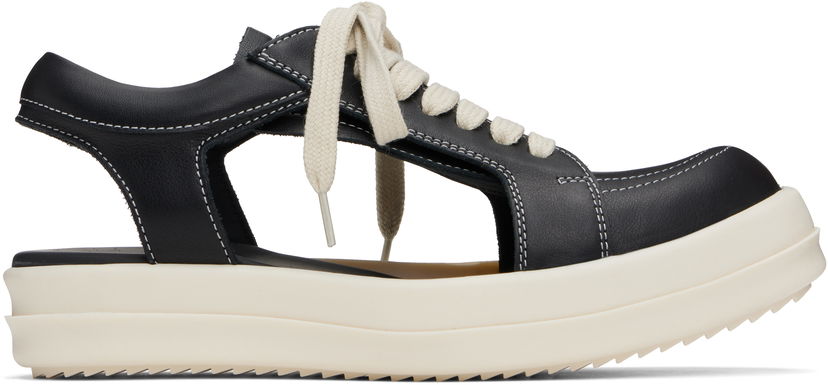 Tenisky a topánky Rick Owens Rick Owens Hollywood Hollowed Vintage Sneaks Čierna | RP01E7897 LCO