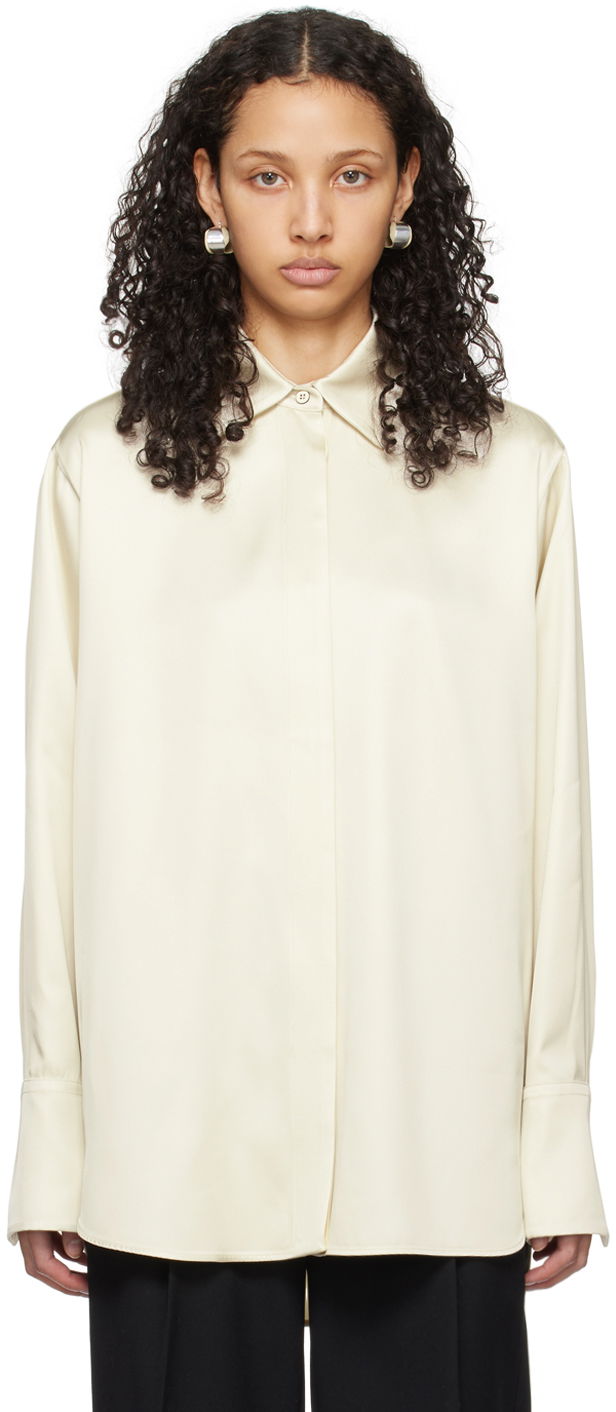 Košeľa Jil Sander Relaxed-Fit Shirt Biela | J01DL0125_J65112, 0