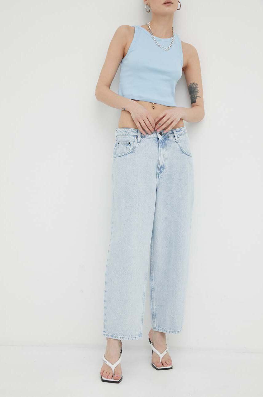 Džínsy American Vintage Jeans High Waist Modrá | JOY11JE23, 0