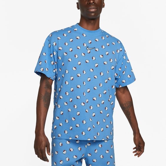 Tričko Nike Hello Kitty x Short Sleeve Top Modrá | DR5519-412, 0