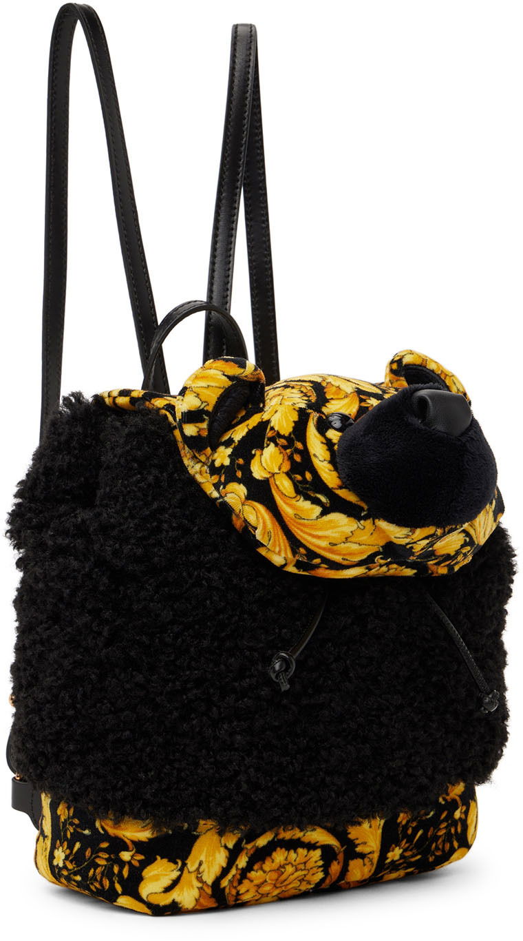 Versace Barocco Teddy Fleece Backpack