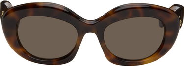 Slnečné okuliare Loewe Curvy Logo Cat-Eye Sunglasses Hnedá | LW40153I5152E 192337199622, 0