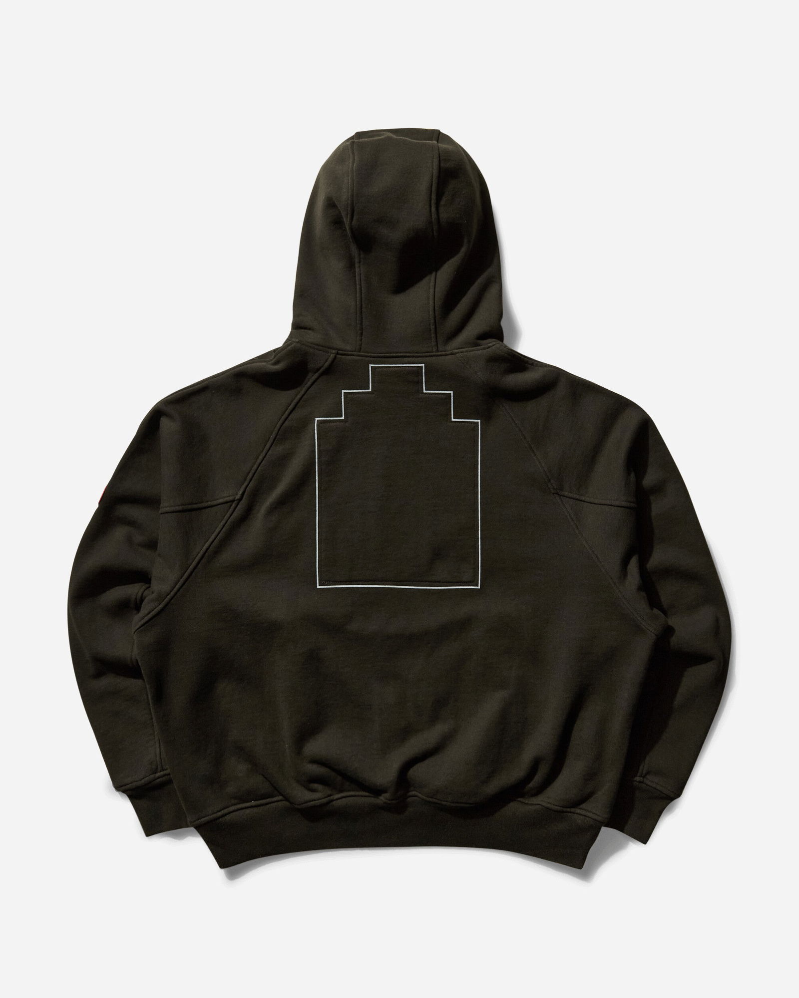 Intercommunication Print Black Heavy Hoodie