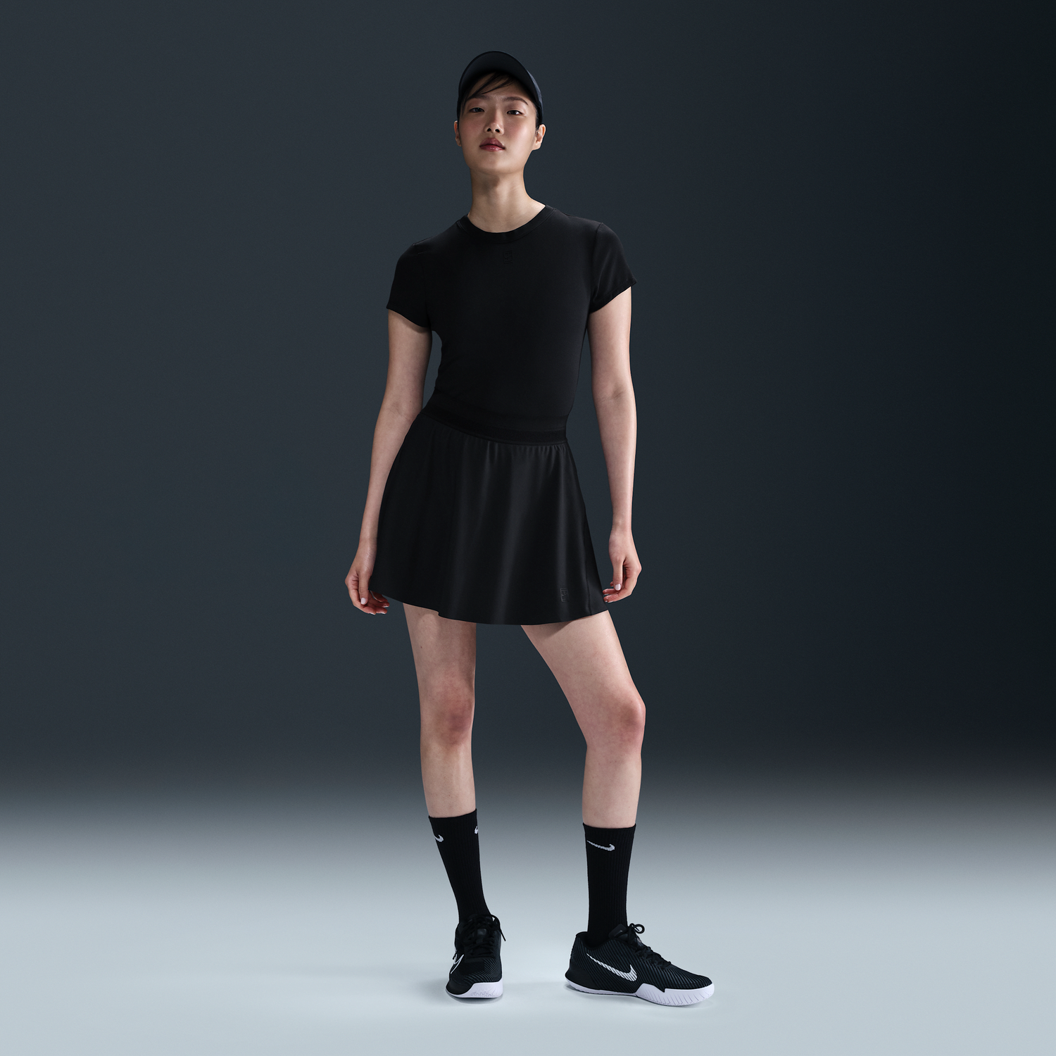Sukňa Nike NikeCourt Ace Advantage Dri-FIT Tennis Skirt Čierna | FZ6726-010, 0