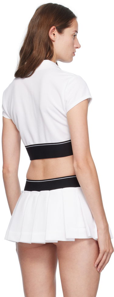 Sukňa Alexander Wang Alexander Wang Cheerleader Polo Biela | 4CC3241497, 2