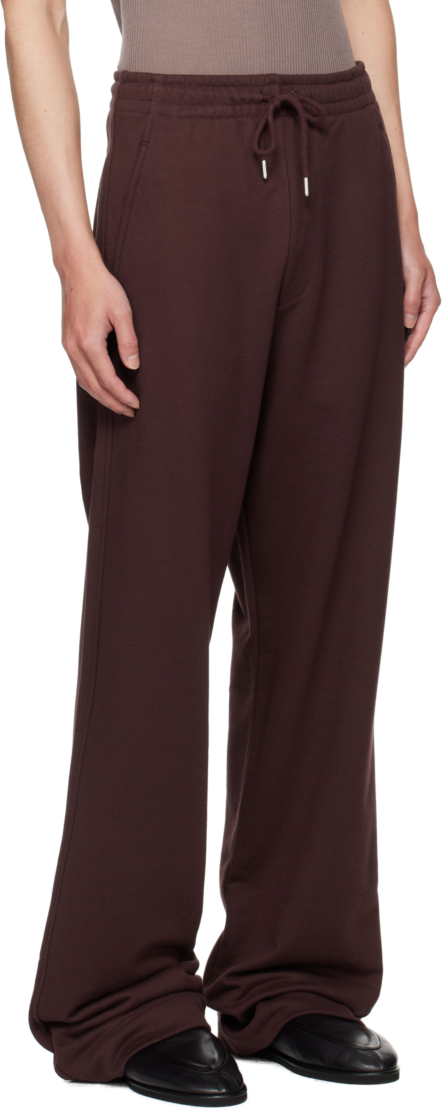 Tepláky Dries Van Noten Dries Van Noten Drawstring Sweatpants Hnedá | 252-021156-2611, 1